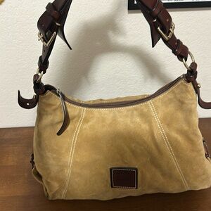 Dooney and Burke suede bag